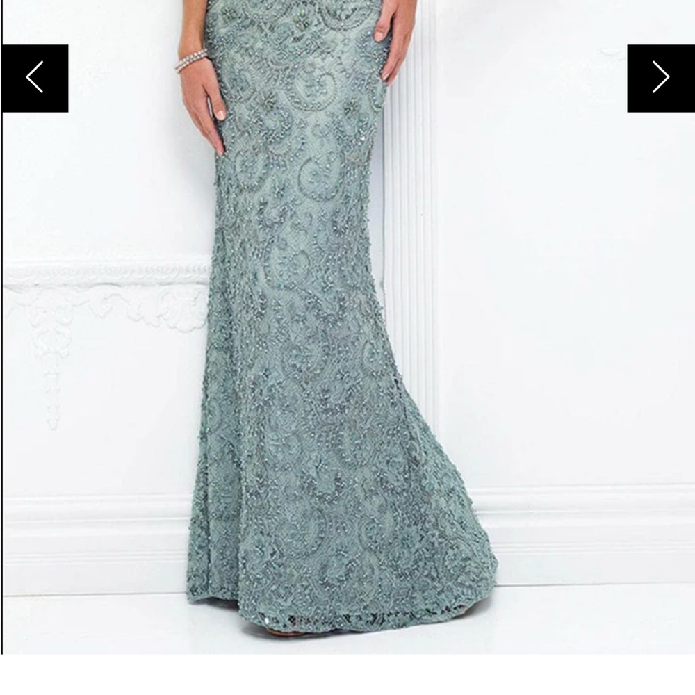 Mon Cheri Blue Lace Dress
